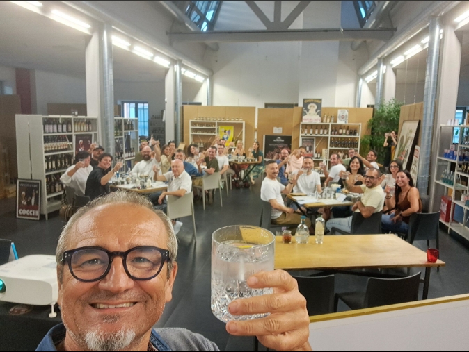 Una classe dell'Academy in degustazione